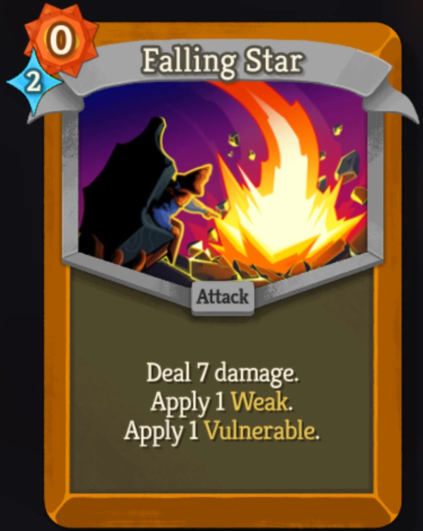 Falling Star card - Slay the Spire 2